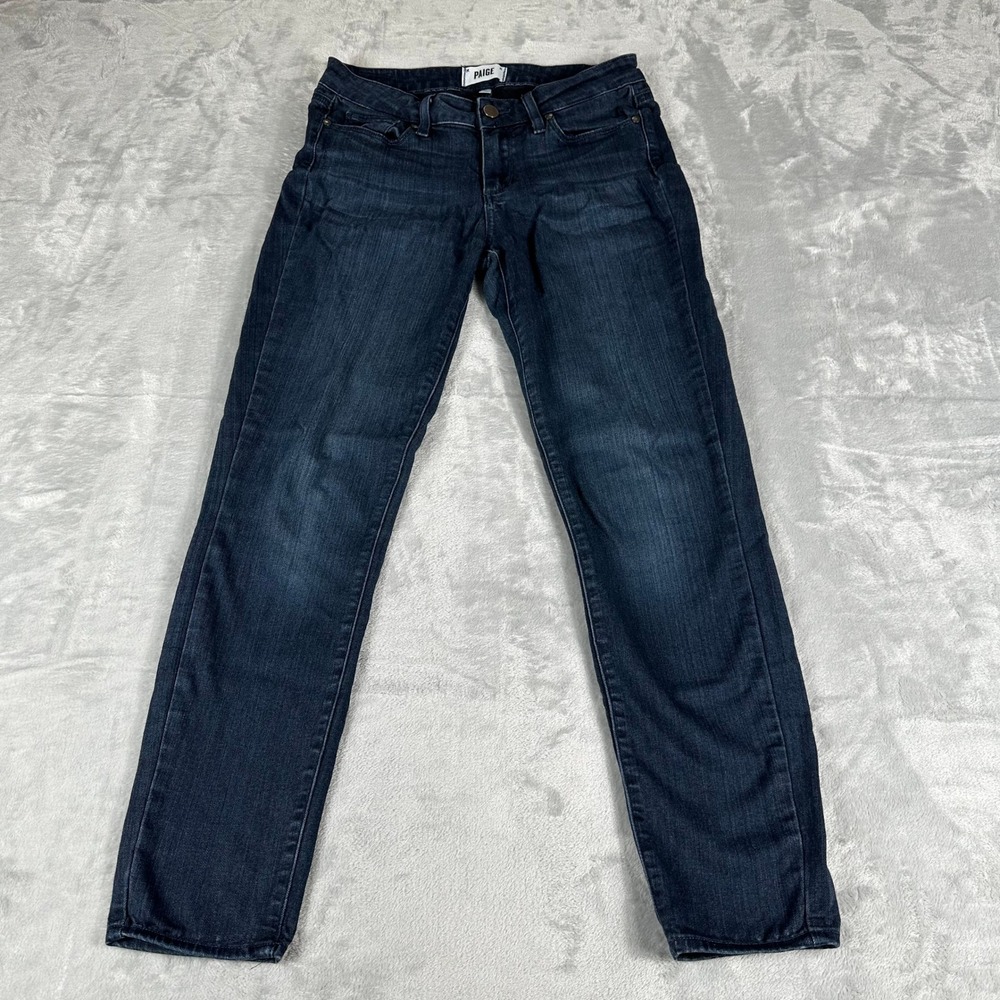 Paige Verdugo Ankle Ultra Skinny‎ Jeans Women 28 Blue Low Rise Y2K Minimalist